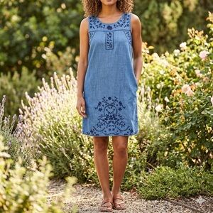 Dex Classic Blue Denim Fabric, 100% Tencel